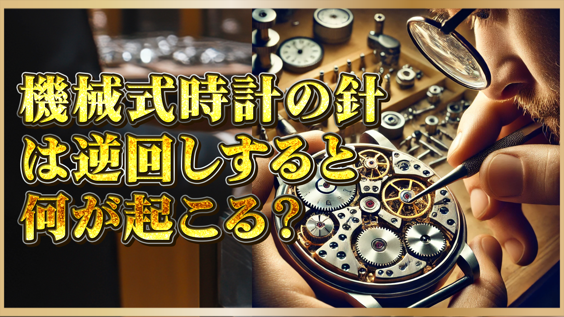 【要注意】機械式時計の針は逆に回してはいけない？高級時計で注意すべき操作ガイド