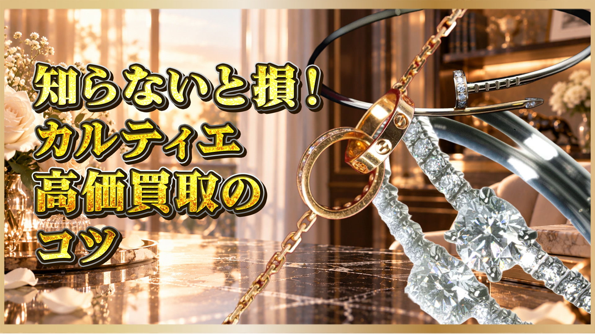【カルティエ ネックレス 買取】徹底解説｜知っておくべきポイントまとめ