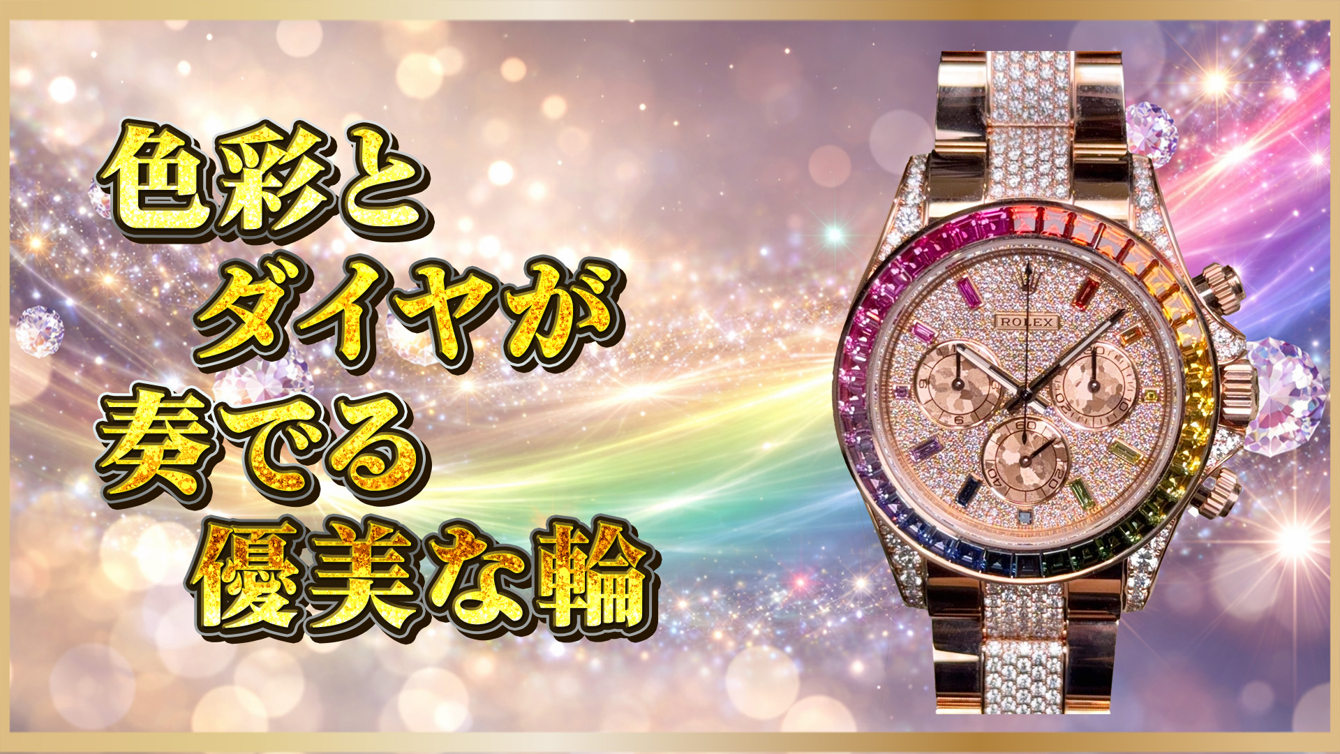 【虹と光を纏う完成形】ロレックス 116595RBOW パヴェダイヤ徹底解説