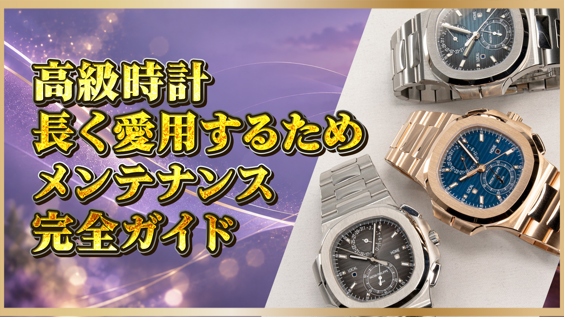 【高級時計 メンテナンス】徹底解説｜知っておくべきポイントまとめ
